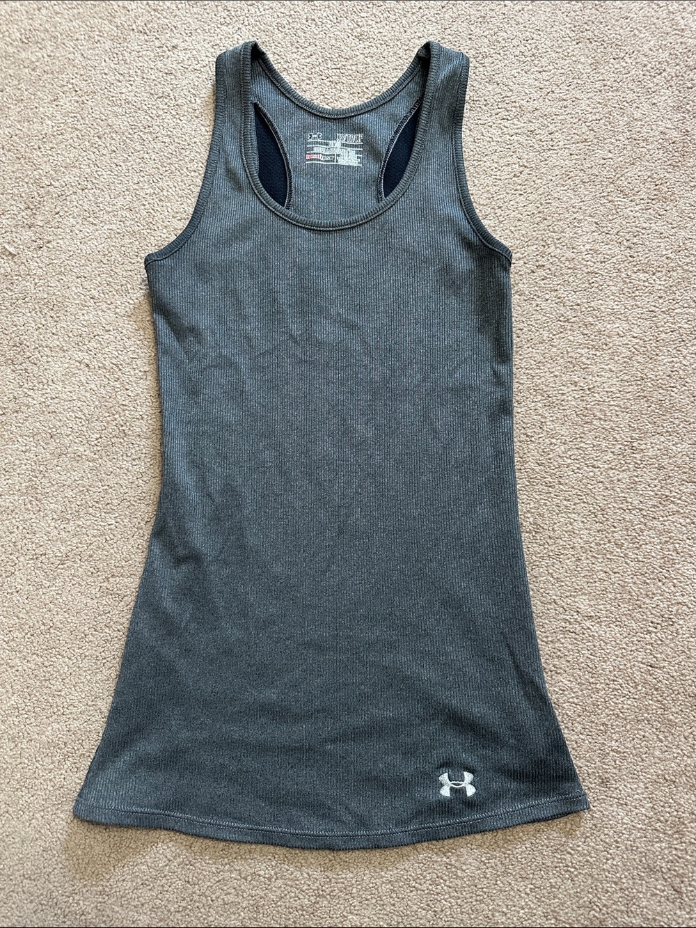 Under Armour Women’s Dark Charcoal Racerback Tank